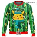 Pikachu Pokemon Ugly Christmas Sweater Lightning Bolt Pikachu Pokemon Ugly Christmas Sweater Lightning Bolt