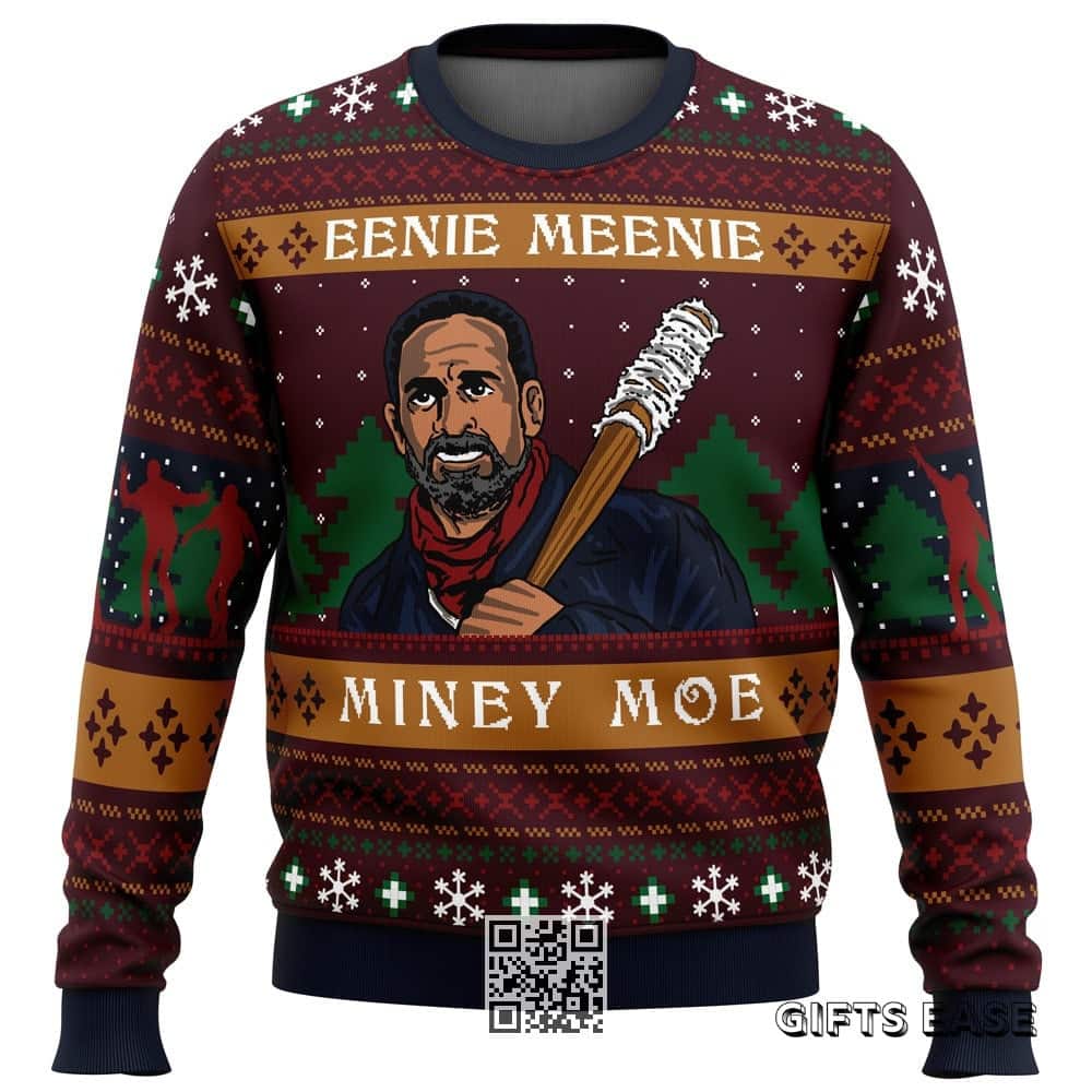 The Walking Dead Ugly Christmas Sweater Eenie Meenie Miney Moe The Walking Dead Ugly Christmas Sweater Eenie Meenie Miney Moe