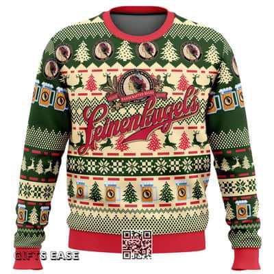 Leinenkugel&rsquo;s Beer Ugly Christmas Sweater Xmas Pattern