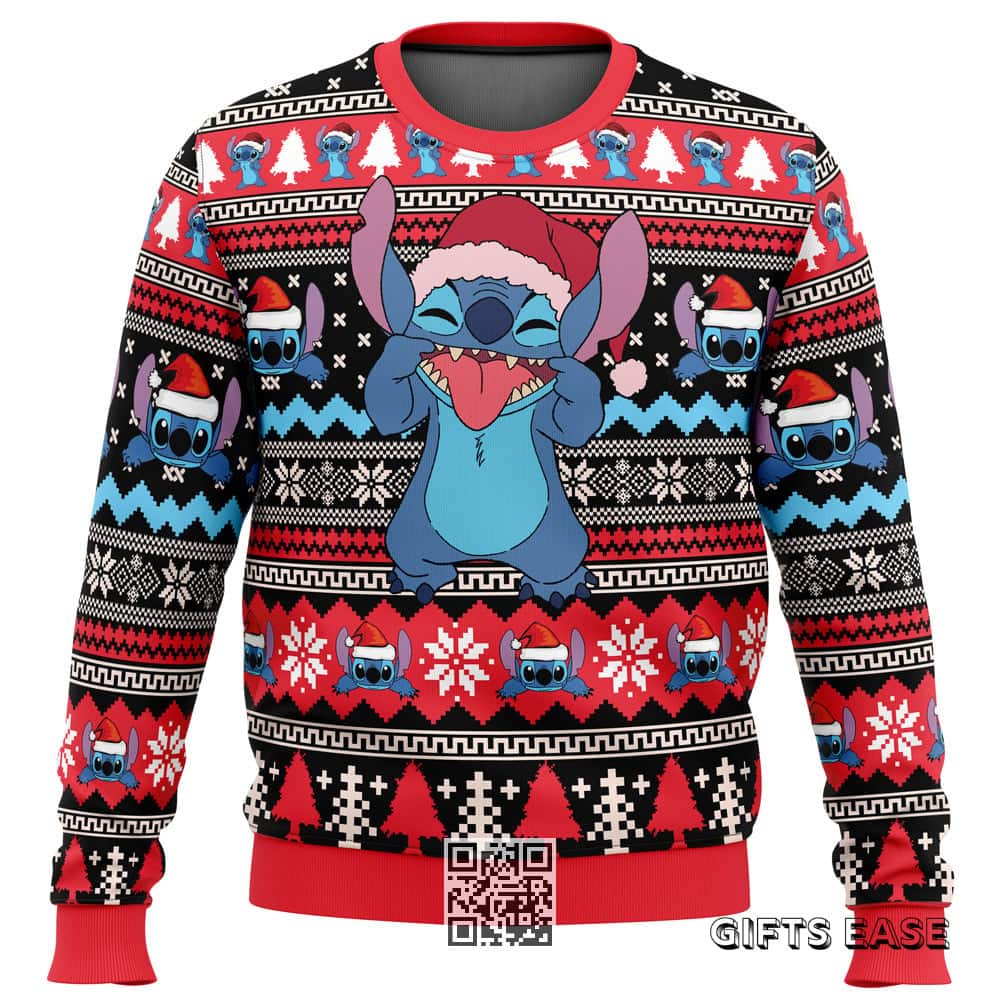 Cool Lilo And Stitch Ugly Christmas Sweater