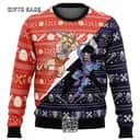 Black Red He-Man Vs Skeletor Ugly Christmas Sweater