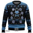 Elemental Weapon Mega Man Ugly Christmas Sweater Snowflake Pattern Elemental Weapon Mega Man Ugly Christmas Sweater Snowflake Pattern