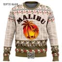 Vintage Malibu Rum Ugly Christmas Sweater