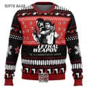 Black Red Lethal Weapon Is A Christmas Movie Ugly Christmas Sweater