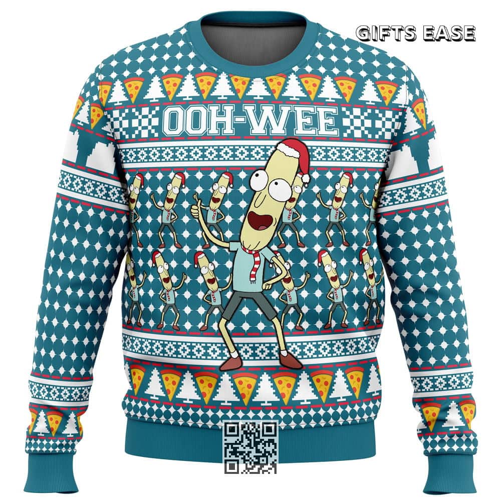 Mr Poopybutthole Rick And Morty Ugly Christmas Sweater Ohh Wee Mr Poopybutthole Rick And Morty Ugly Christmas Sweater Ohh Wee