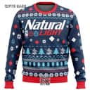 Natural Light Beer Ugly Christmas Sweater Xmas Gift Natural Light Beer Ugly Christmas Sweater Xmas Gift