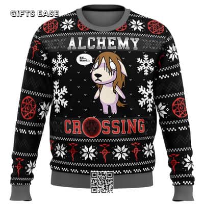 Black Alchemy Crossing Fullmetal Alchemist Ugly Christmas Sweater