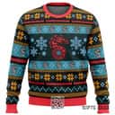 Shadowrun Board Games Ugly Christmas Sweater Snowflake Pattern