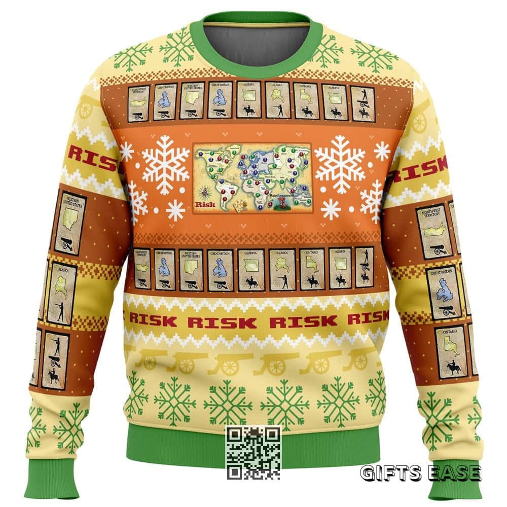 Risk Board Games Ugly Christmas Sweater Xmas Gift Risk Board Games Ugly Christmas Sweater Xmas Gift