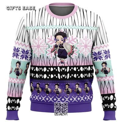 Chibi Shinobu Kocho Demon Slayer Ugly Christmas Sweater Xmas Gift