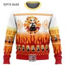 Chibi Kyojuro Rengoku Demon Slayer Ugly Christmas Sweater
