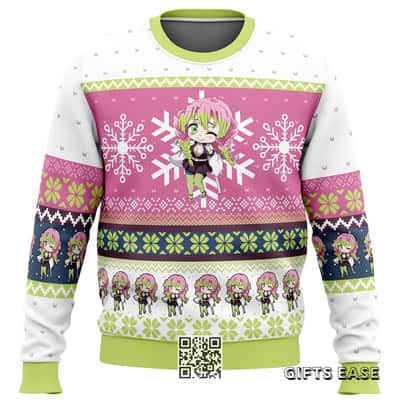 Cute Mitsuri Kanroji Demon Slayer Ugly Christmas Sweater