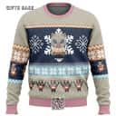 Chibi Inosuke Hashibira Demon Slayer Ugly Christmas Sweater