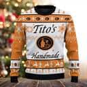 Tito's Vodka Ugly Christmas Sweater Custom Name