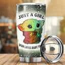 Just A Girl Who Loves Baby Yoda Tumbler Just A Girl Who Loves Baby Yoda Tumbler