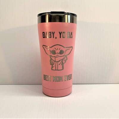 Baby Yoda Tumbler Best Mom Ever