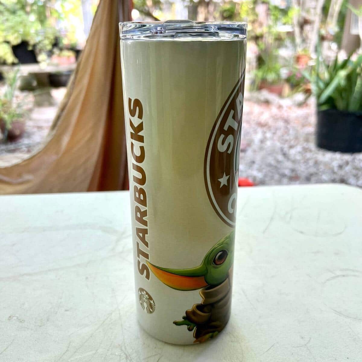 Darth Vader Baby Yoda Grogu Tumbler