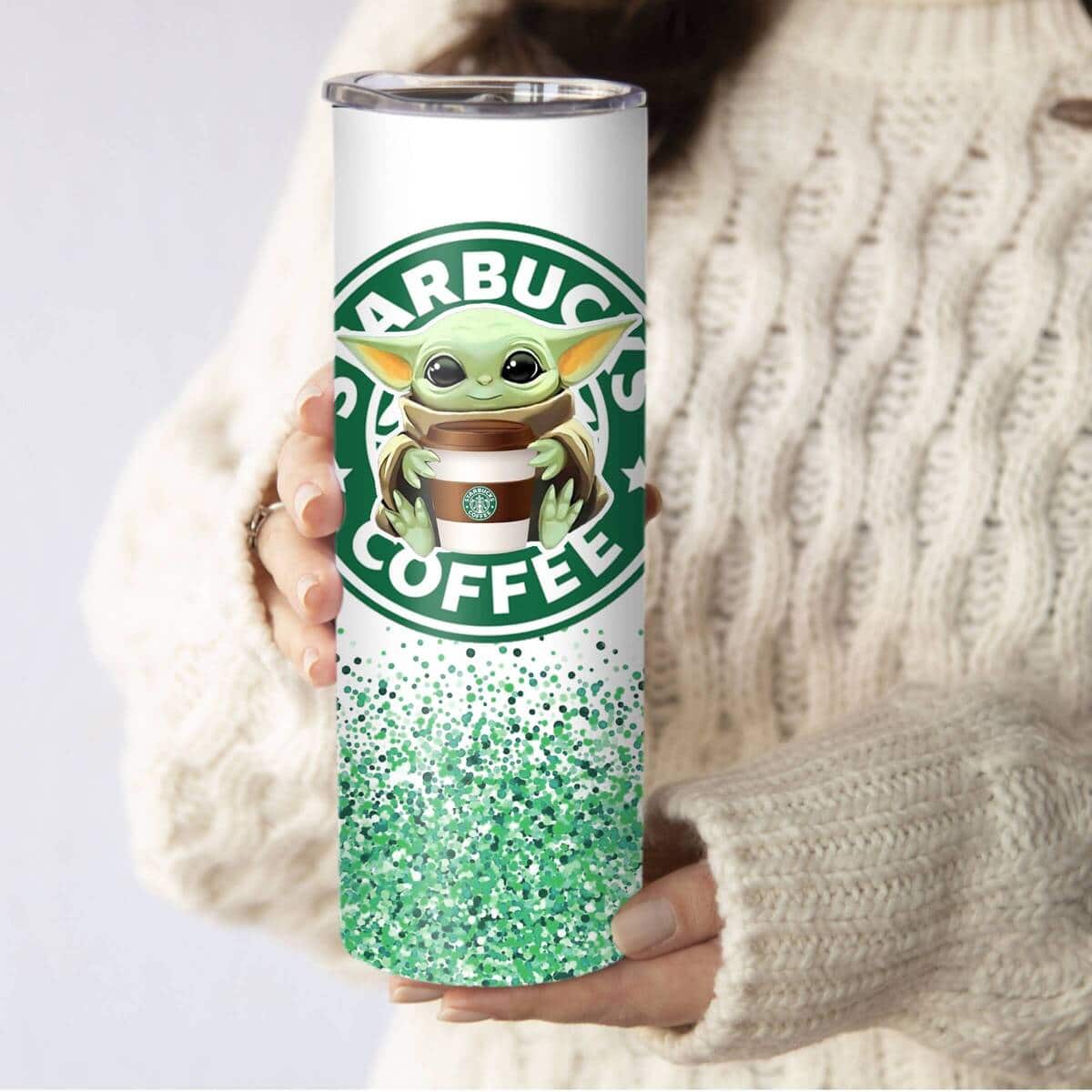 Grogu Baby Yoda Star Wars Tumbler Starbucks Coffee
