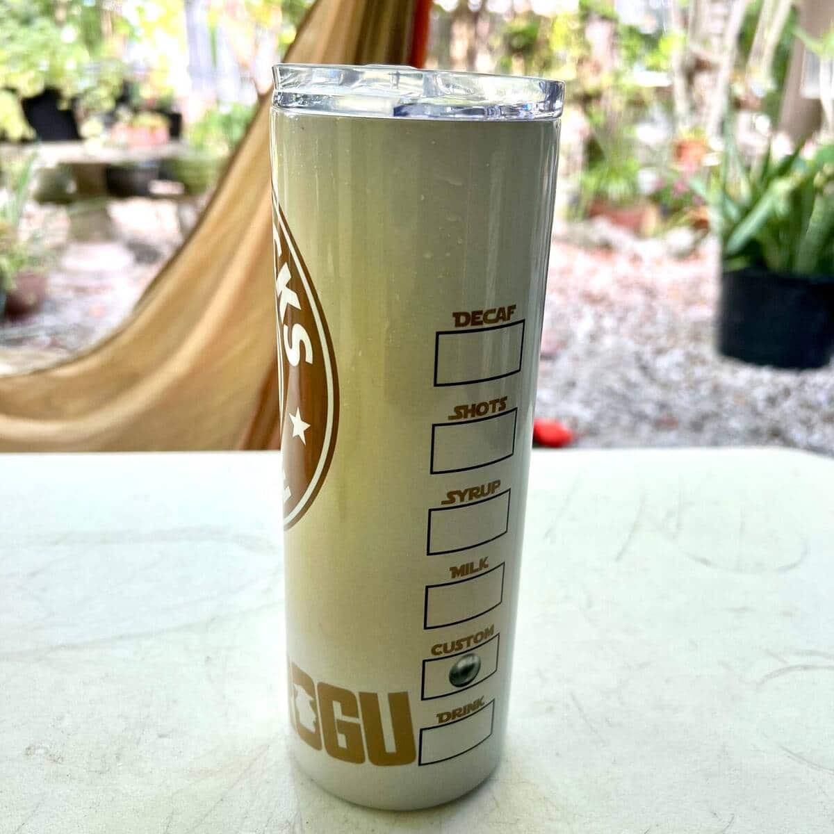 Darth Vader Baby Yoda Grogu Tumbler