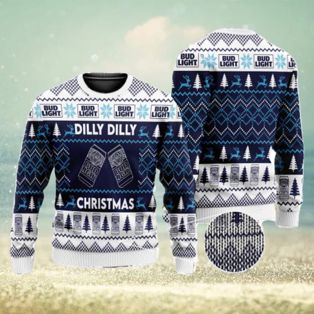 Bud Light Beer Ugly Christmas Sweater Dilly Dilly Christmas Bud Light Beer Ugly Christmas Sweater Dilly Dilly Christmas