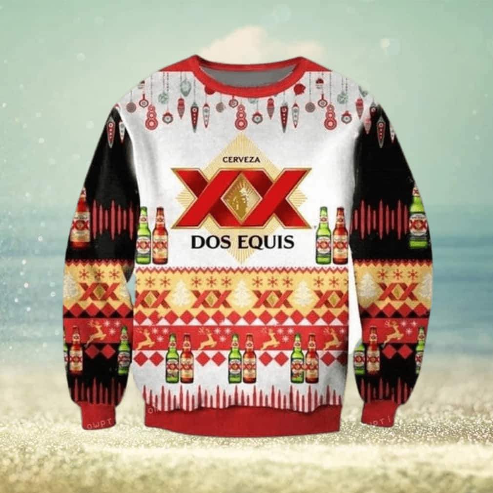 Dos Equis Beer Ugly Christmas Sweater Dos Equis Beer Ugly Christmas Sweater