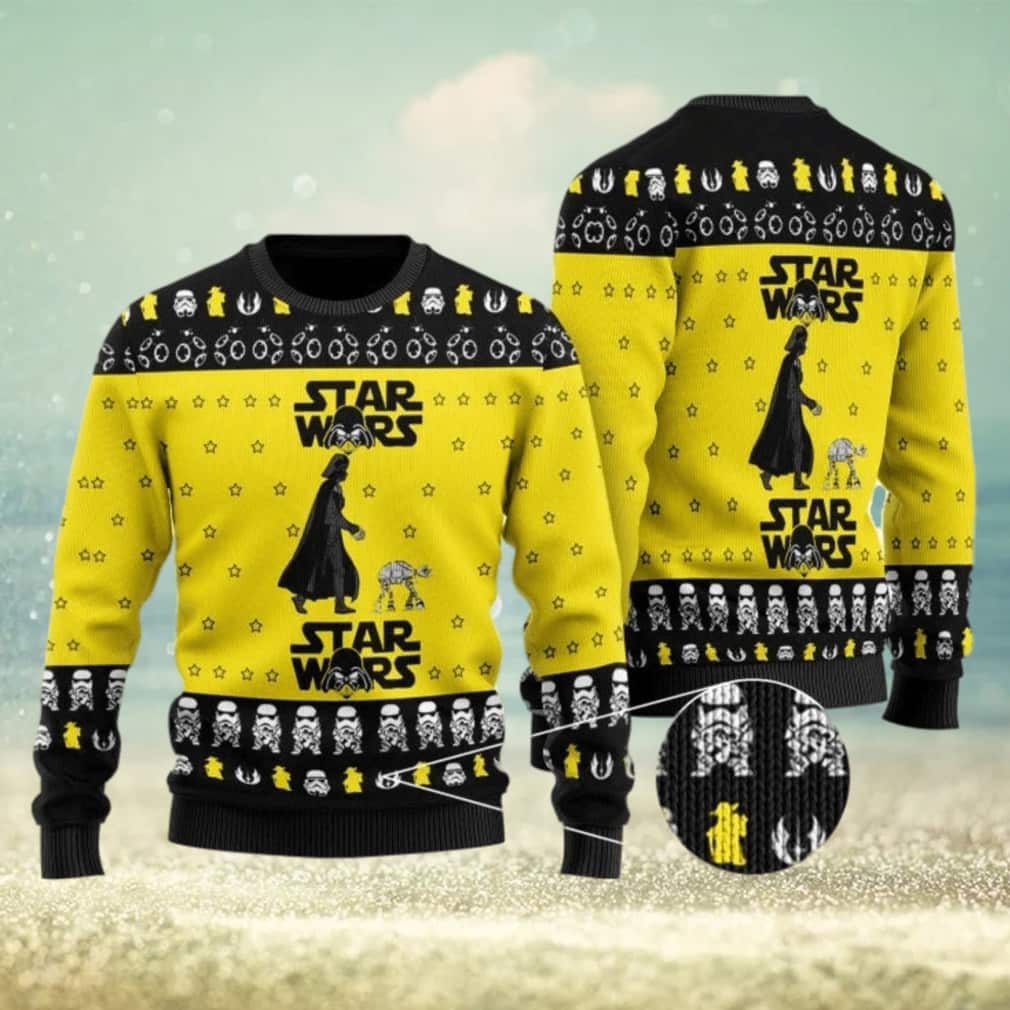 Darth Vader Star Wars Ugly Christmas Sweater Stormtrooper Battle Of Hoth