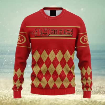 Red NFL San Francisco 49ers Ugly Christmas Sweater