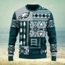 Green NFL Philadelphia Eagles Ugly Christmas Sweater snowflake pine tree Green NFL Philadelphia Eagles Ugly Christmas Sweater snowflake pine tree