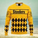 Yellow Pittsburgh Steelers NFL Ugly Christmas Sweater Yellow Pittsburgh Steelers NFL Ugly Christmas Sweater