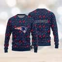 NFL New England Patriots Ugly Christmas Sweater Pine Tree Pattern