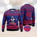 NFL Von Miller Buffalo Bills Ugly Christmas Sweater Custom Name And Number NFL Von Miller Buffalo Bills Ugly Christmas Sweater Custom Name And Number