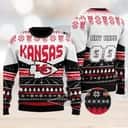 NFL Kansas City Chiefs Ugly Christmas Sweater Custom Name Number NFL Kansas City Chiefs Ugly Christmas Sweater Custom Name Number