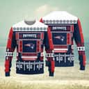 NFL New England Patriots Ugly Christmas Sweater Snowflake Pattern