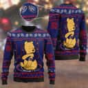 NFL New York Giants Ugly Christmas Sweater Cute Winnie The Pooh Bear
