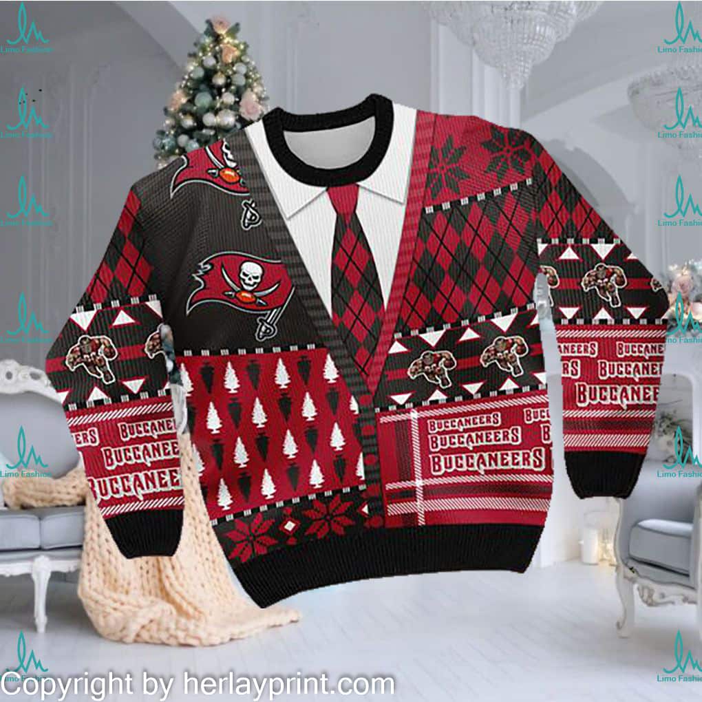 Tampa Bay Buccaneers NFL Ugly Christmas Sweater Winter Gift
