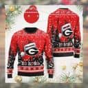 Georgia Bulldogs NCAA Ugly Christmas Sweater Ho Ho Ho Custom Name Georgia Bulldogs NCAA Ugly Christmas Sweater Ho Ho Ho Custom Name