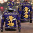 Baltimore Ravens NFL Ugly Christmas Sweater Cute Winnie-the-Pooh