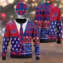 Buffalo Bills NFL Ugly Christmas Sweater Cardigan Style