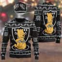 Oakland Raiders NFL Ugly Christmas Sweater Cute Winnie-the-Pooh
