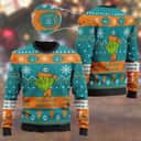 Funny Grinch Miami Dolphins NFL Ugly Christmas Sweater Funny Grinch Miami Dolphins NFL Ugly Christmas Sweater