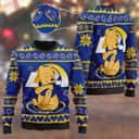 NFL Los Angeles Rams Ugly Christmas Sweater Cute Winnie-the-Pooh Bear