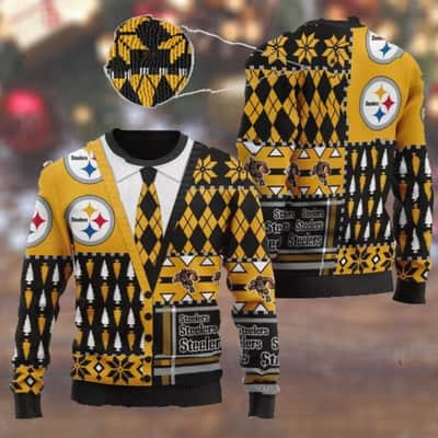 NFL Pittsburgh Steelers Ugly Christmas Sweater Winter Gift
