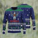 Blue Moon Beer Ugly Christmas Sweater Reinbeer Blue Moon Beer Ugly Christmas Sweater Reinbeer