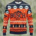 Busch Light Beer Ugly Christmas Sweater Winter Gift Busch Light Beer Ugly Christmas Sweater Winter Gift