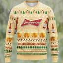 Budweiser Beer Ugly Christmas Sweater Pine Tree Reindeer Budweiser Beer Ugly Christmas Sweater Pine Tree Reindeer
