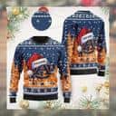 NCAA Auburn Tigers Ugly Christmas Sweater Ho Ho Ho Custom Name