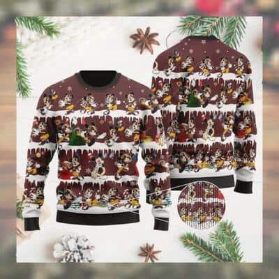 Mickey Disney NFL Washington Redskins Ugly Christmas Sweater