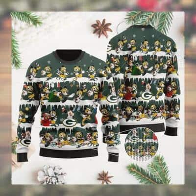 Mickey Mouse Disney NFL Green Bay Packers Ugly Christmas Sweater