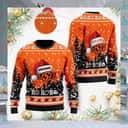 NCAA Oklahoma State Cowboys Ugly Christmas Sweater Ho Ho Ho Custom Name