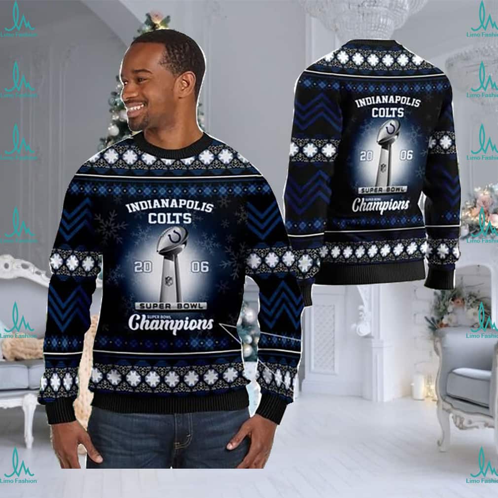 NFL Indianapolis Colts Ugly Christmas Sweater Super Bowl Champions NFL Indianapolis Colts Ugly Christmas Sweater Super Bowl Champions